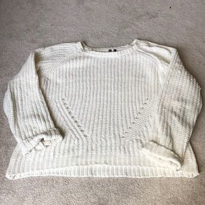 White Chenille Sweater
